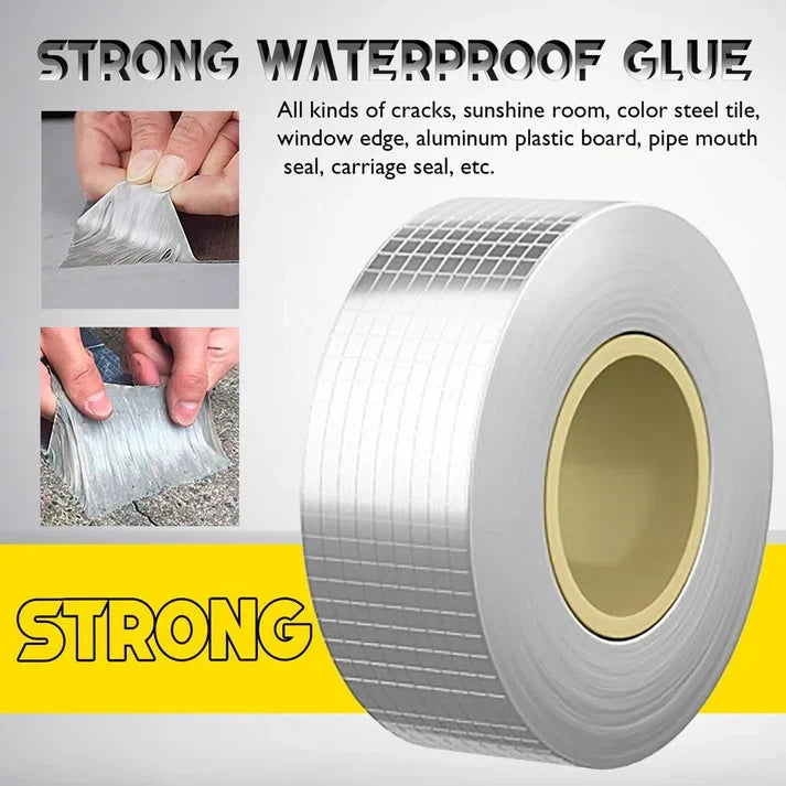 Aluminum Foil Butyl Self Adhesive Waterproof Tape (5 Meter)
