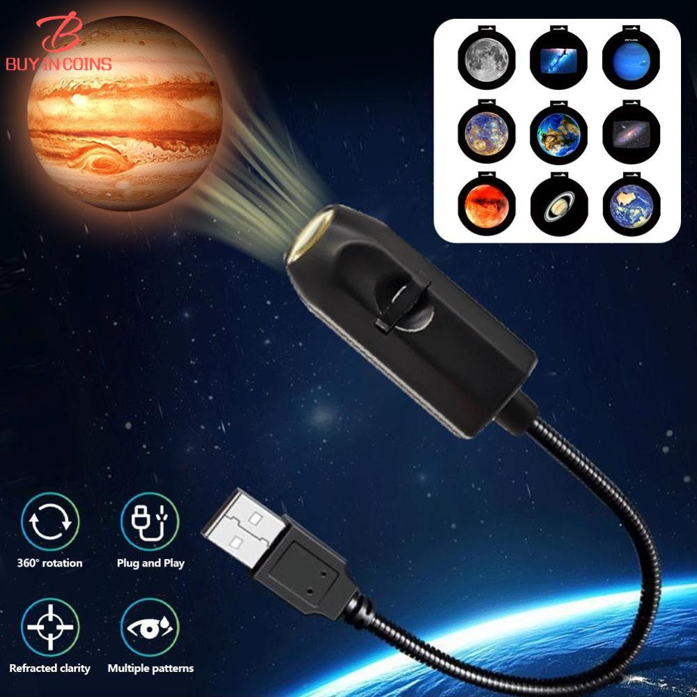 Moon Lamp 3 In 1 Night Light with Starry Projector