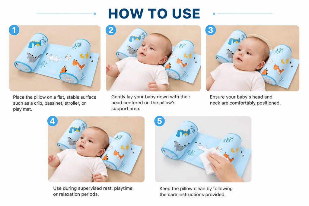 Anti-Flat Head Support Pillow"