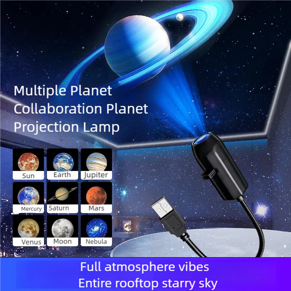 Moon Lamp 3 In 1 Night Light with Starry Projector