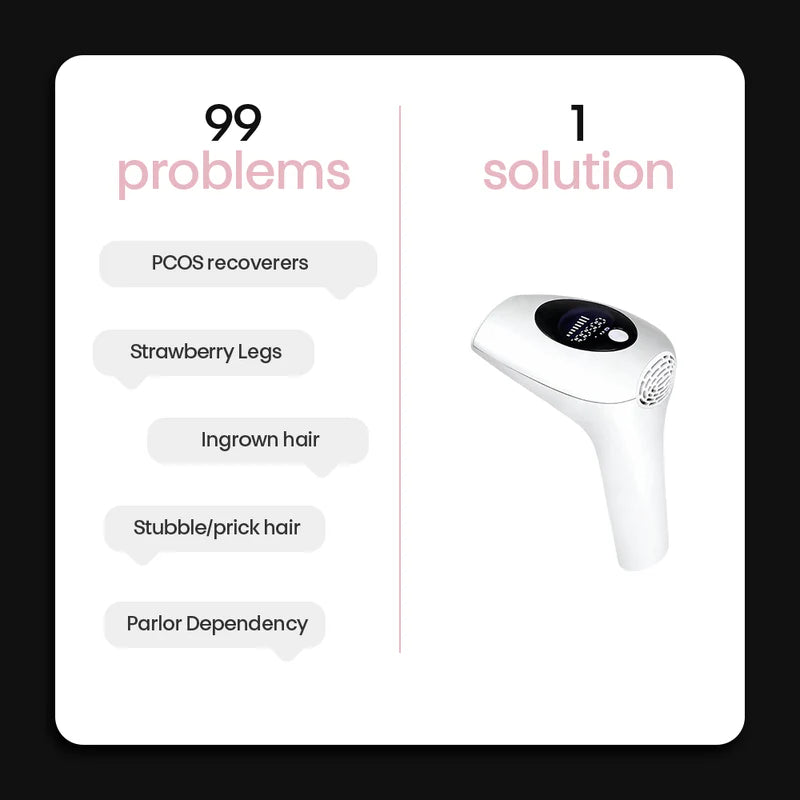 IPL Digital Laser Hair Removal Device with Auto Flash
