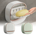 Soap Holder with drainage tray for Shower Wall, Soap Dish for Shower/Kitchens/Bathroom