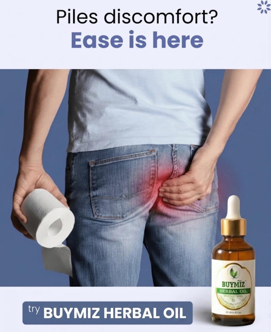 BUYMIZ Piles Relief Herbal Oil
