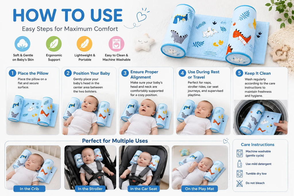Anti-Flat Head Support Pillow"