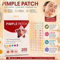 200 PCS Colorful Pimple Patches – Fast Healing Acne Spot Stickers